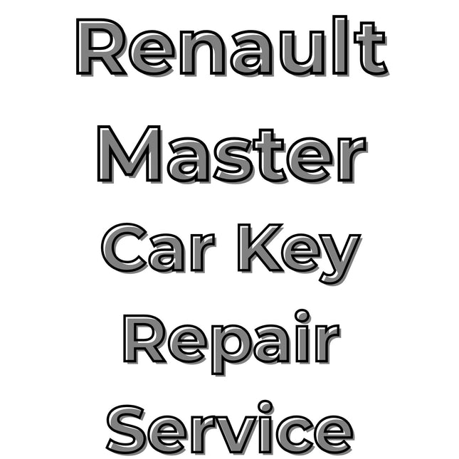Renault Master 2010 - 2016 2 Button Remote Key Fob Repair Service