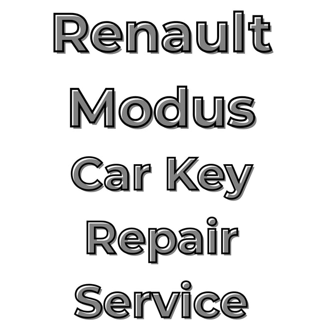 Renault Modus 2004 - 2012 2 Button Remote Key Fob Repair Service