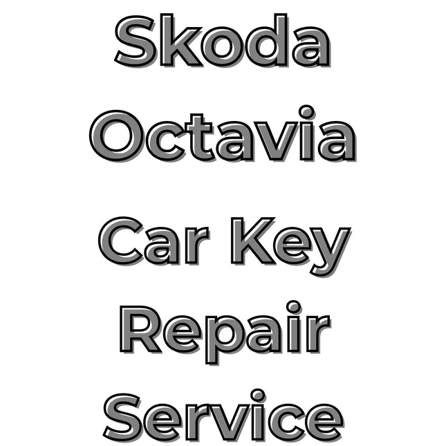 Skoda Octavia 2009 - 2014 Car Key Repair Service 3 Button Central Locking Fob