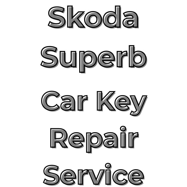 Skoda Superb 2008 - 2015 Car Key Repair Service 3 Button Central Locking Fob