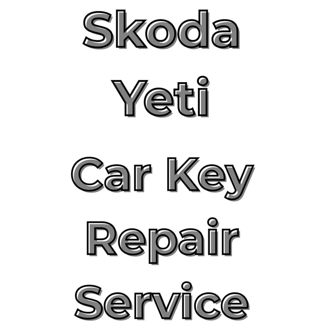 Skoda Yeti 2009 - 2016 Car Key Repair Service 3 Button Central Locking Fob