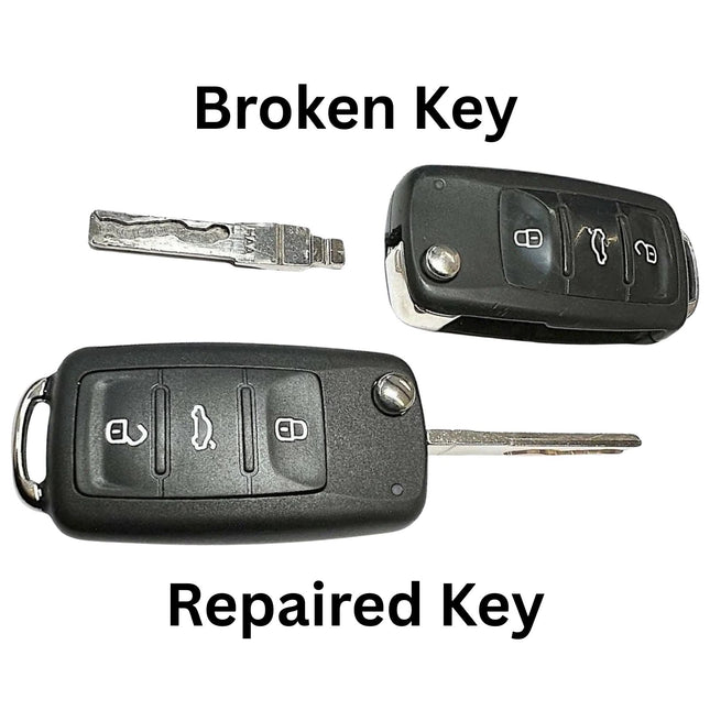 Volkswagen VW UP 2011 - 2016 Key Repair Service 3 Button Central Locking Fob