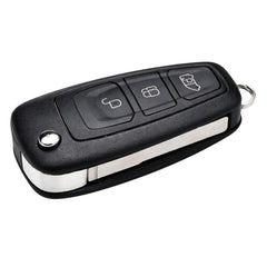 Replacement key case and key fob shell for compatible Ford vehicles
