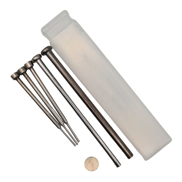 Key blade and retaining pin removal tools for compatible Land Rover keys