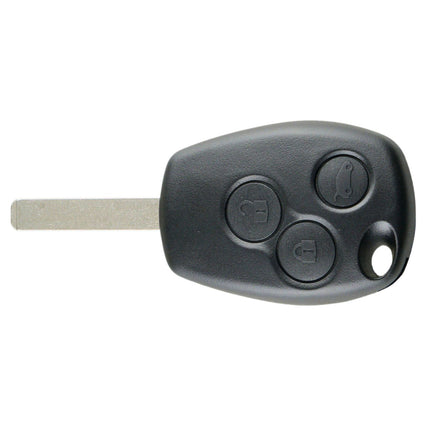 Renault Modus 3 Button Car Key Fob Cover Replacement Smart Black Case Repair