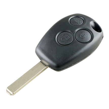 Renault Modus 3 Button Car Key Fob Cover Replacement Smart Black Case Repair