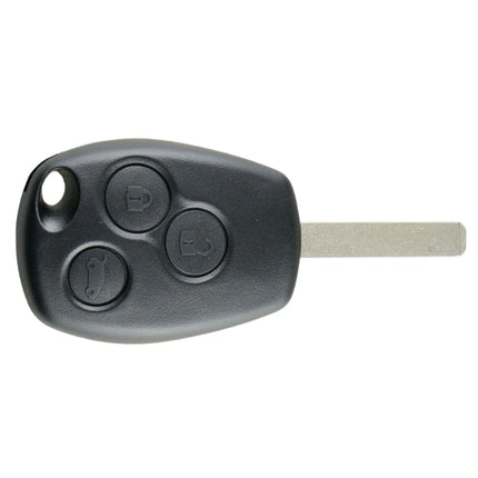 Renault Modus 3 Button Car Key Fob Cover Replacement Smart Black Case Repair