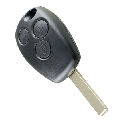 Renault Modus 3 Button Car Key Fob Cover Replacement Smart Black Case Repair