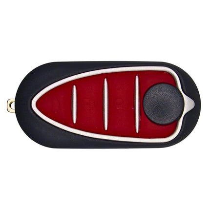 Alfa Romeo MiTo Car Key Fob Case Replacement Cover 3 Button Red Remote Repair