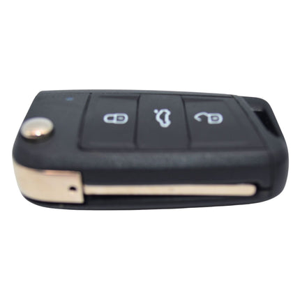 Audi A3 Car Key Fob Cover 3 Button Smart Black Case Replacement Shell Repair MQB