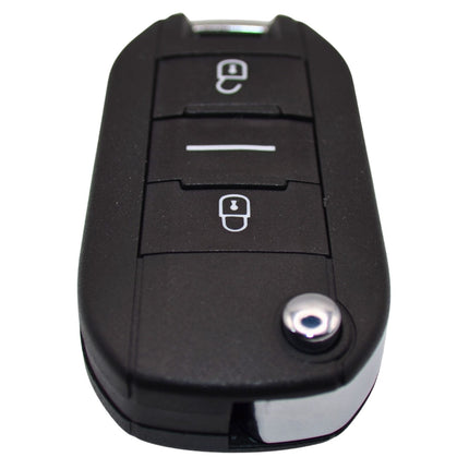 Citroen Berlingo Key Fob Cover 3 Button Smart Black Case Replacement Repair