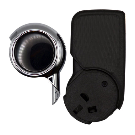 Citroen DS3 Car Key Fob Case Replacement Cover 2 Button Silver Remote Repair