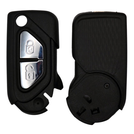 Citroen DS3 Car Key Fob Case Replacement Cover 2 Button Silver Remote Repair