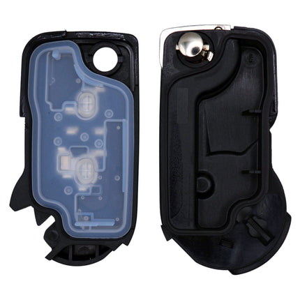 Citroen DS3 Car Key Fob Case Replacement Cover 2 Button Silver Remote Repair