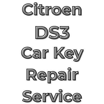Citroen DS3 2009 - 2017 Car Key Repair Service 2 Button Central Locking Fob