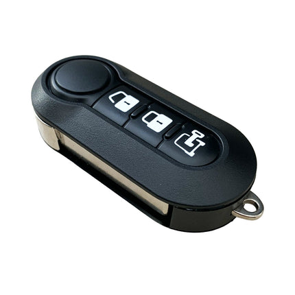 Citroen Nemo Van Key Fob Case Replacement Cover 3 Button Black Remote Repair