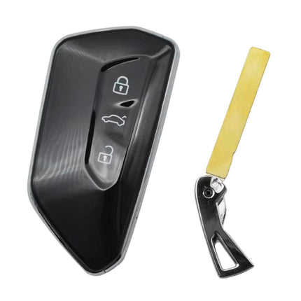 Cupra Leon Car Key Fob Case Replacement Cover 3 Button Black Remote Repair