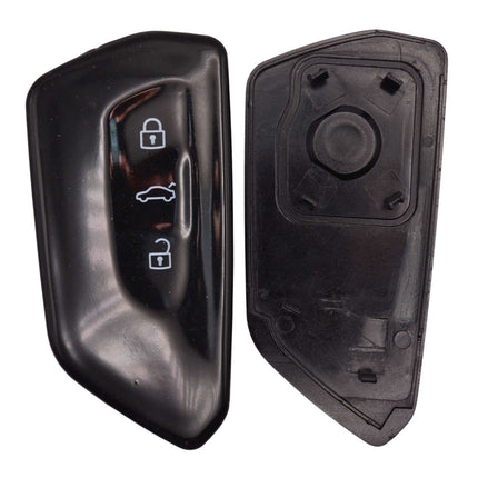 Cupra Leon Car Key Fob Case Replacement Cover 3 Button Black Remote Repair