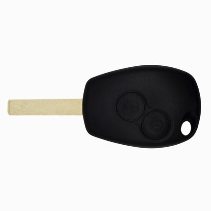 Dacia Duster Car Key Fob Case Replacement Cover 2 Button Black Remote Repair