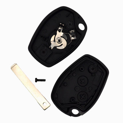 Dacia Duster Car Key Fob Case Replacement Cover 2 Button Black Remote Repair