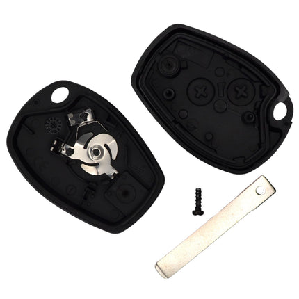 Dacia Duster Car Key Fob Case Replacement Cover 2 Button Black Remote Repair