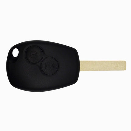 Dacia Duster Car Key Fob Case Replacement Cover 2 Button Black Remote Repair