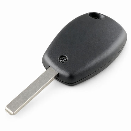 Rear view of 2 button car remote case showing screw location