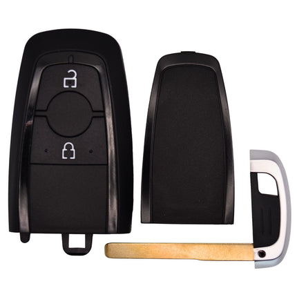 Ford Explorer Key Fob Case Replacement Cover 2 Button Smart Black Remote Repair