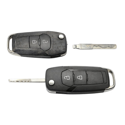 ford ecosport f150 ranger 2 button key fob repair service before and after damaged flip key case