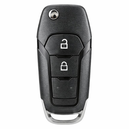 Ford Ecosport flip key front view 2 button remote key fob shell