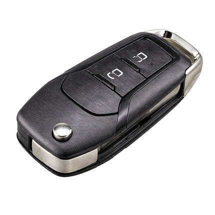 Ford 2 button flip key shell angled view replacement remote case