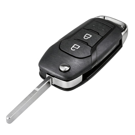 Flip key shell with HU101 blade extended for Ford Ecosport F150 Ranger
