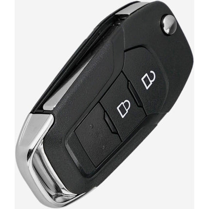 Ford KA+ Key Fob Case Replacement Cover 2 Button Flip Black Remote Repair