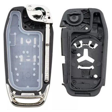 Ford KA+ Key Fob Case Replacement Cover 2 Button Flip Black Remote Repair