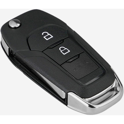 Ford KA+ Key Fob Case Replacement Cover 2 Button Flip Black Remote Repair