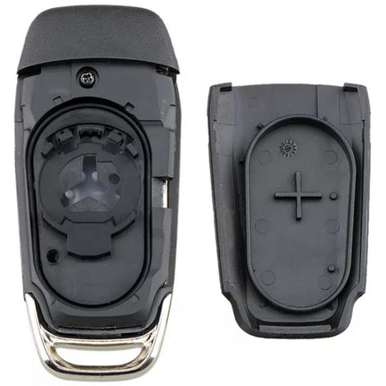 Ford KA+ Key Fob Case Replacement Cover 2 Button Flip Black Remote Repair