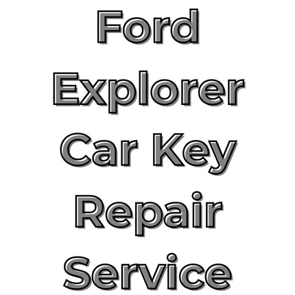 Ford Explorer 2018 - 2020 Car Key Repair Service 2 Button Smart Fob
