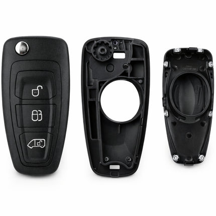 Ford Transit Custom 3 button key shell casing front and inner housing parts