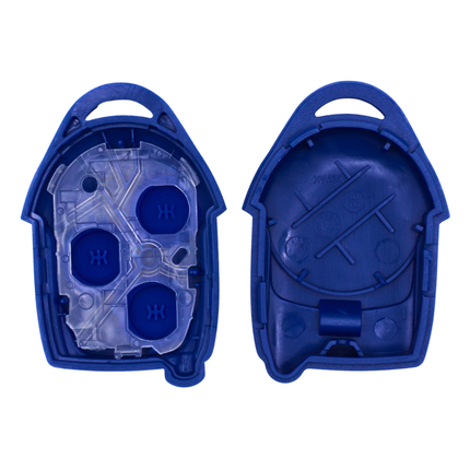 Replacement 3 Button Blue Key Fob Case for Ford Transit MK7