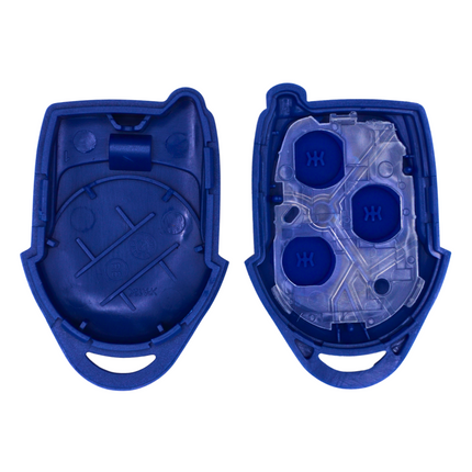Replacement 3 Button Blue Key Fob Case for Ford Transit MK7