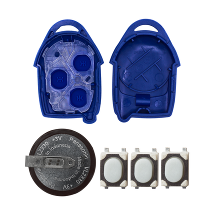 Ford Transit MK7 blue key case internal housing with VL2330 battery and switches
