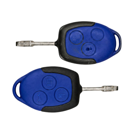 Ford B06B2 2 button flip remote key before and after refurbishment