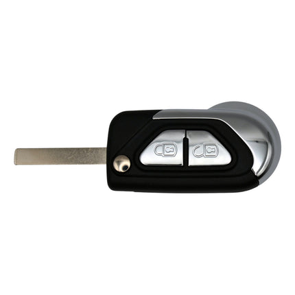 GTL Replacement 2 Button Black Key Fob Case for Citroen DS3