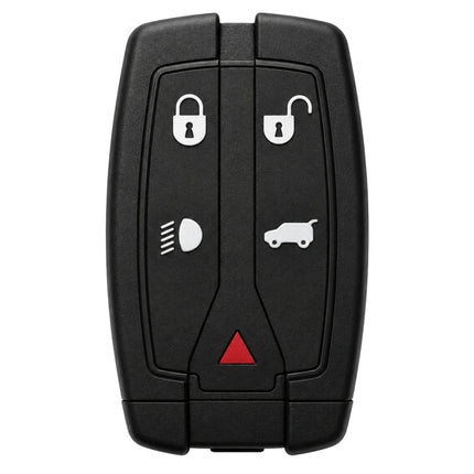 Replacement 5 button car key fob case for Land Rover Freelander 2 models with HU101 blade