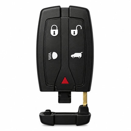 Black remote key casing with emergency blade