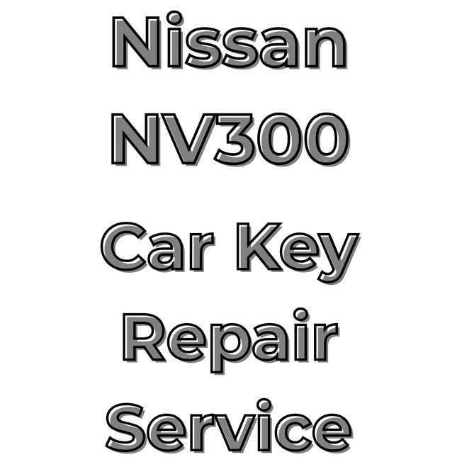 Nissan NV300 2016 - 2021 Car Key Repair Service 3 Button Central Locking Fob