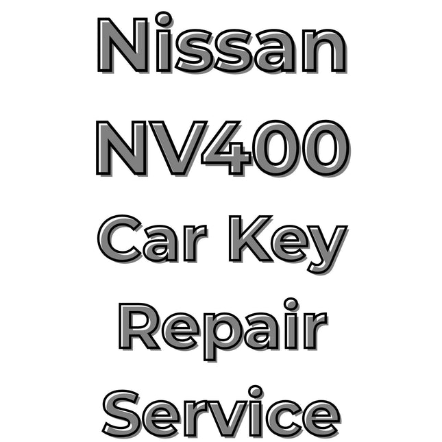 Nissan NV400 2011 - 2023 Car Key Repair Service 3 Button Central Locking Fob