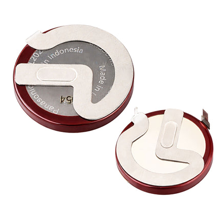 Panasonic VL2020 rechargeable battery with 105 degree PCB legs