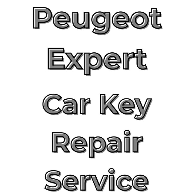 Peugeot Expert 2016 - 2022 Car Key Repair Service 3 Button Central Locking Fob