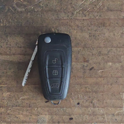 Ford Transit Connect Custom Tourneo 3 button flip remote key repair service video